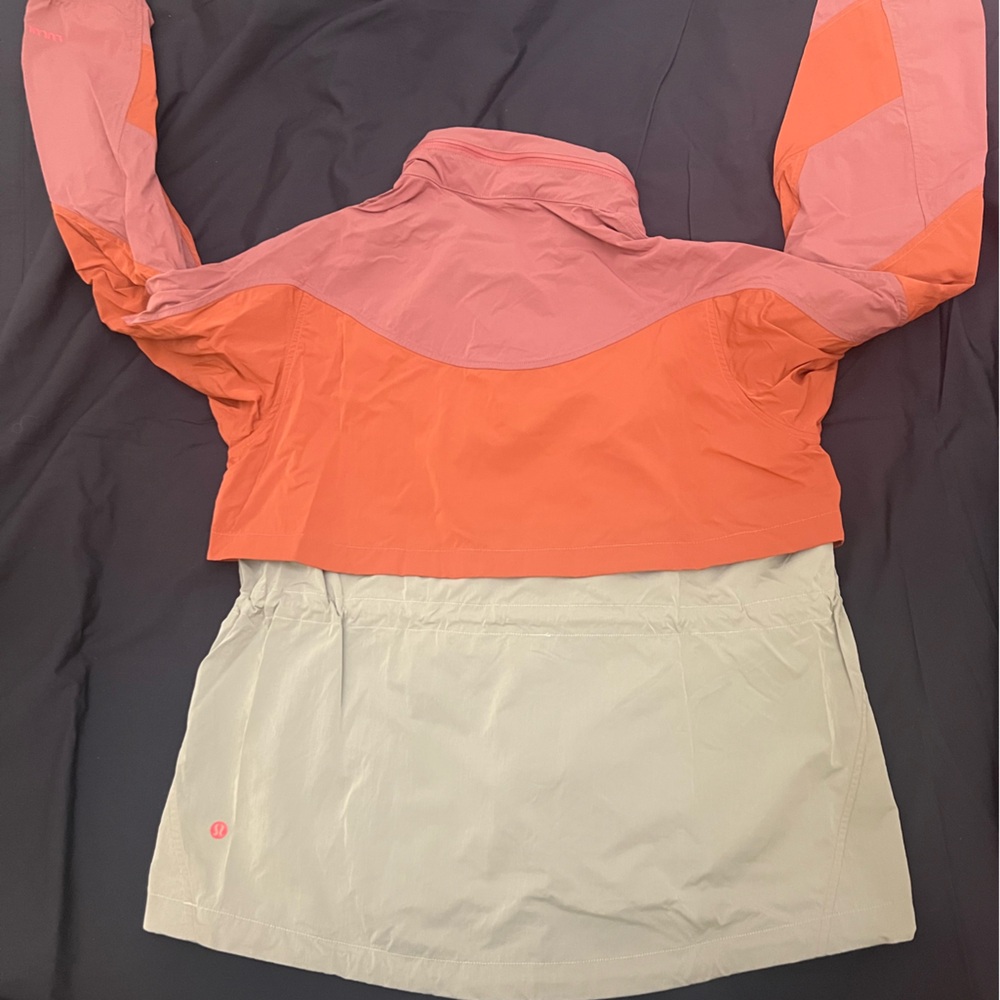 Lululemon Evergreen Anorak NWT Size 6 
Color: Brier Rose/Pale Raspberry/Ivory - Picture 8 of 9